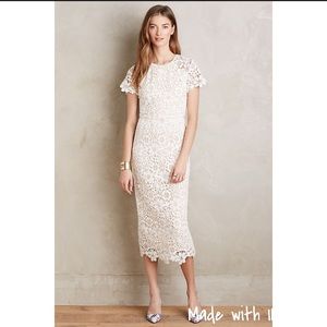 Anthropologie Shoshanna Crina Midi Dress
